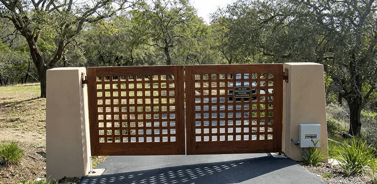 Driveway gate installation for a residential property in San Diego, CA